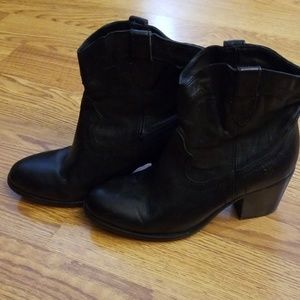 Frye Black Half Boots